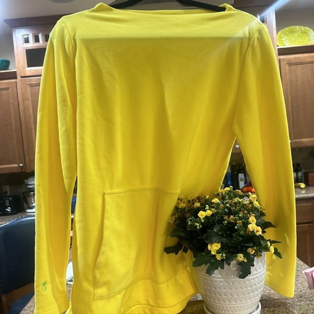 Dudley Steven’s sunshine yellow fleece long  tunic, Pre-loved beauty, excellent